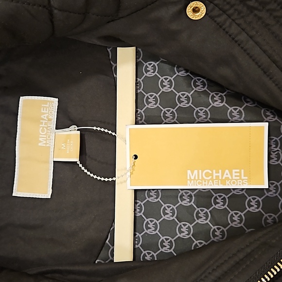 Michael Kors - Black - Quilted Jacket - NWT - Retail $250 - - Picture 3 of 5